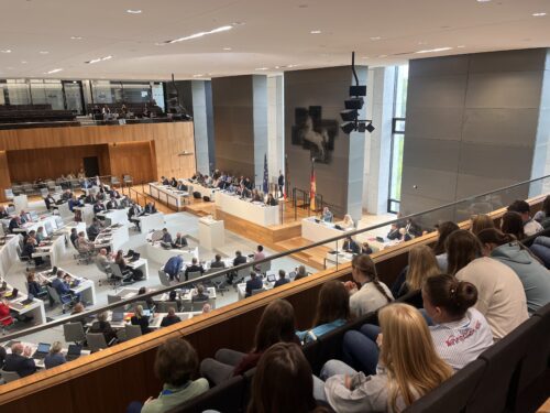 Das GM zu Besuch im Landtag
