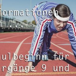 Start für die Jg. 9 und 10