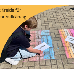 Mit Kreide für mehr Aufklärung