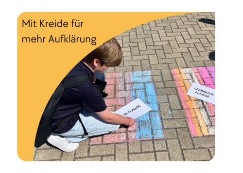 Mit Kreide für mehr Aufklärung