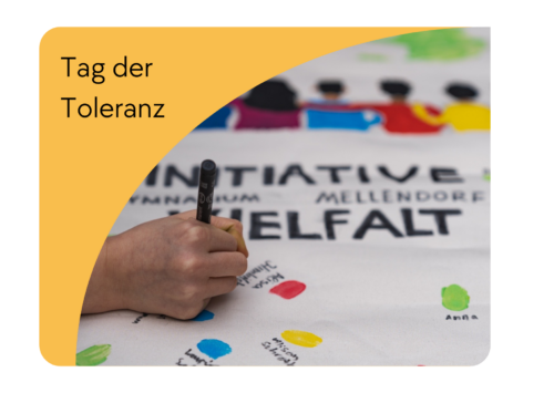 Wir sind bunt: Aktion zum Tag der Toleranz