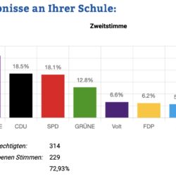 Juniorwahl 2025 am Gymnasium Mellendorf