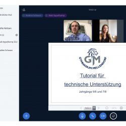 Webinar bzw. Tutorials“ für die Jahrgänge 5/6 bzw. 7/8